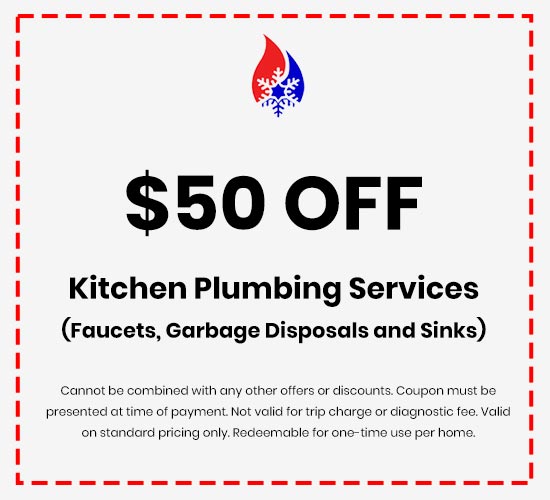Discounts on Kitchen Plumbing Services